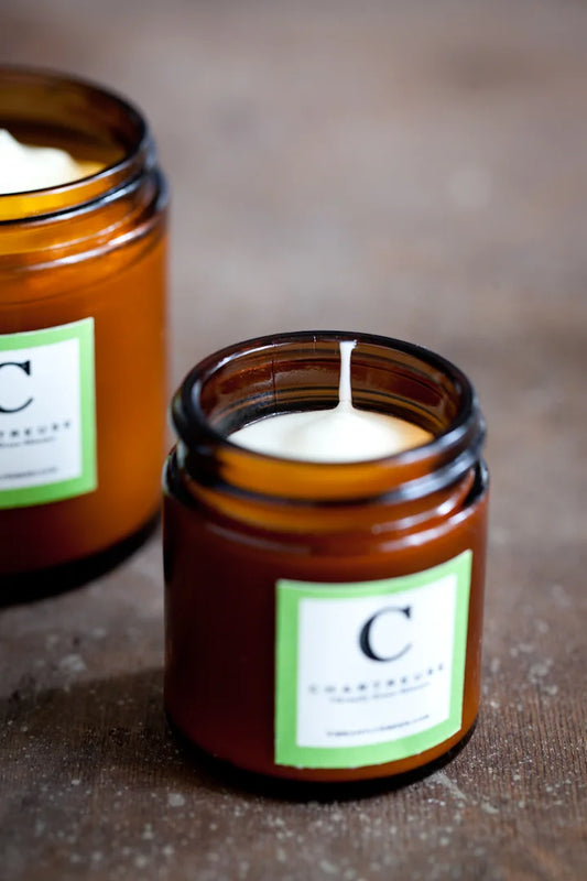 Radiance Face Cream in an amber glass jar