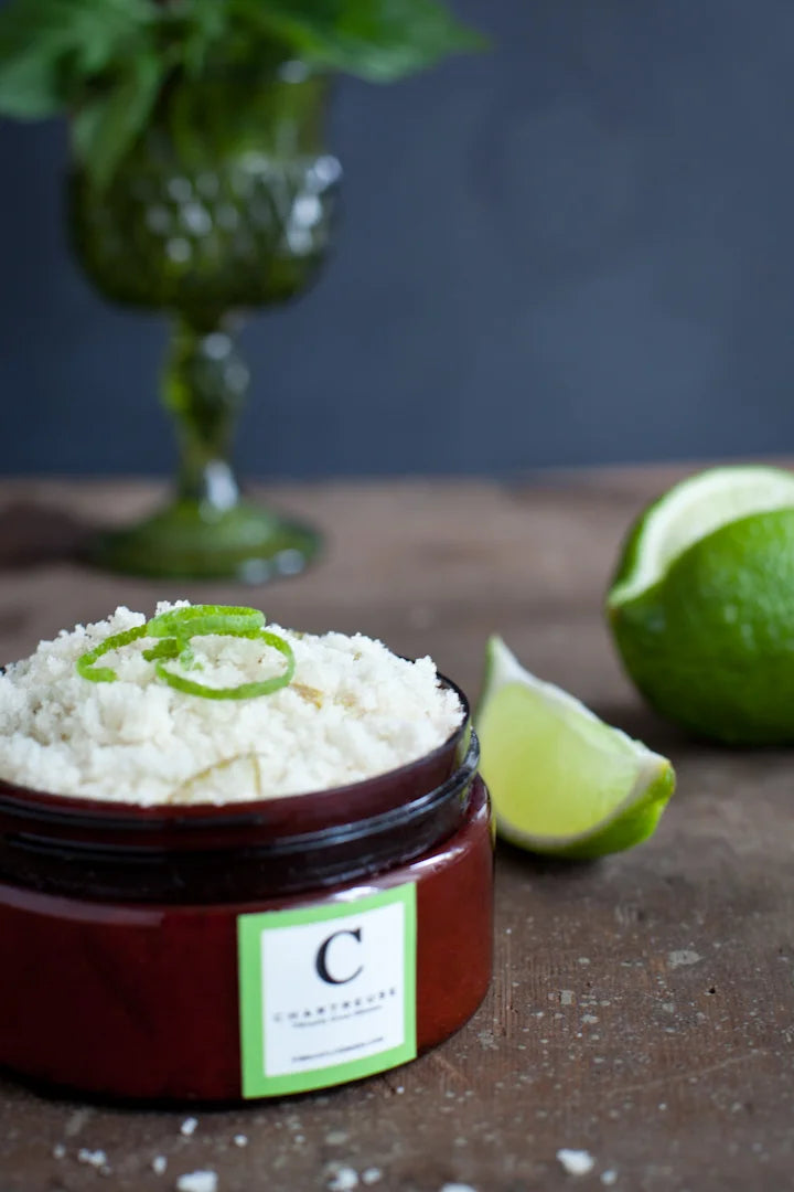Mojito sugar scrub